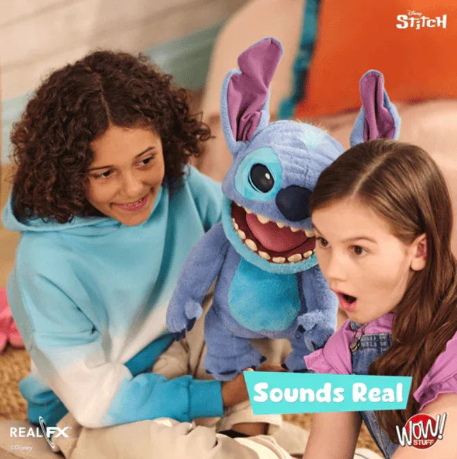 Snaps Wow Stuff Real FX Disney Stitch Animatronic Toy Lilo & Stitch