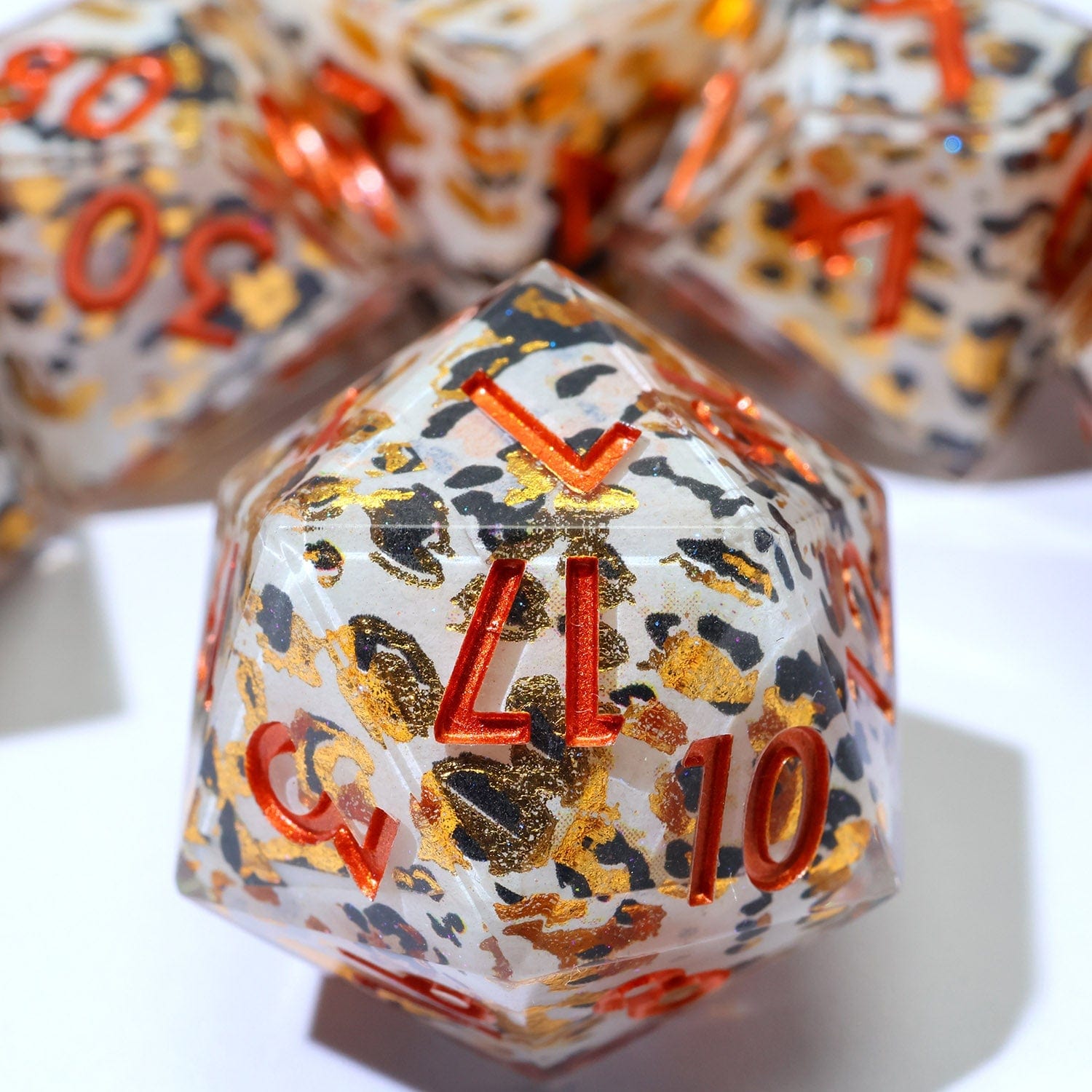 Tabletop Dominion DICE Snowscale | Art Core Dice | 7 Piece Set