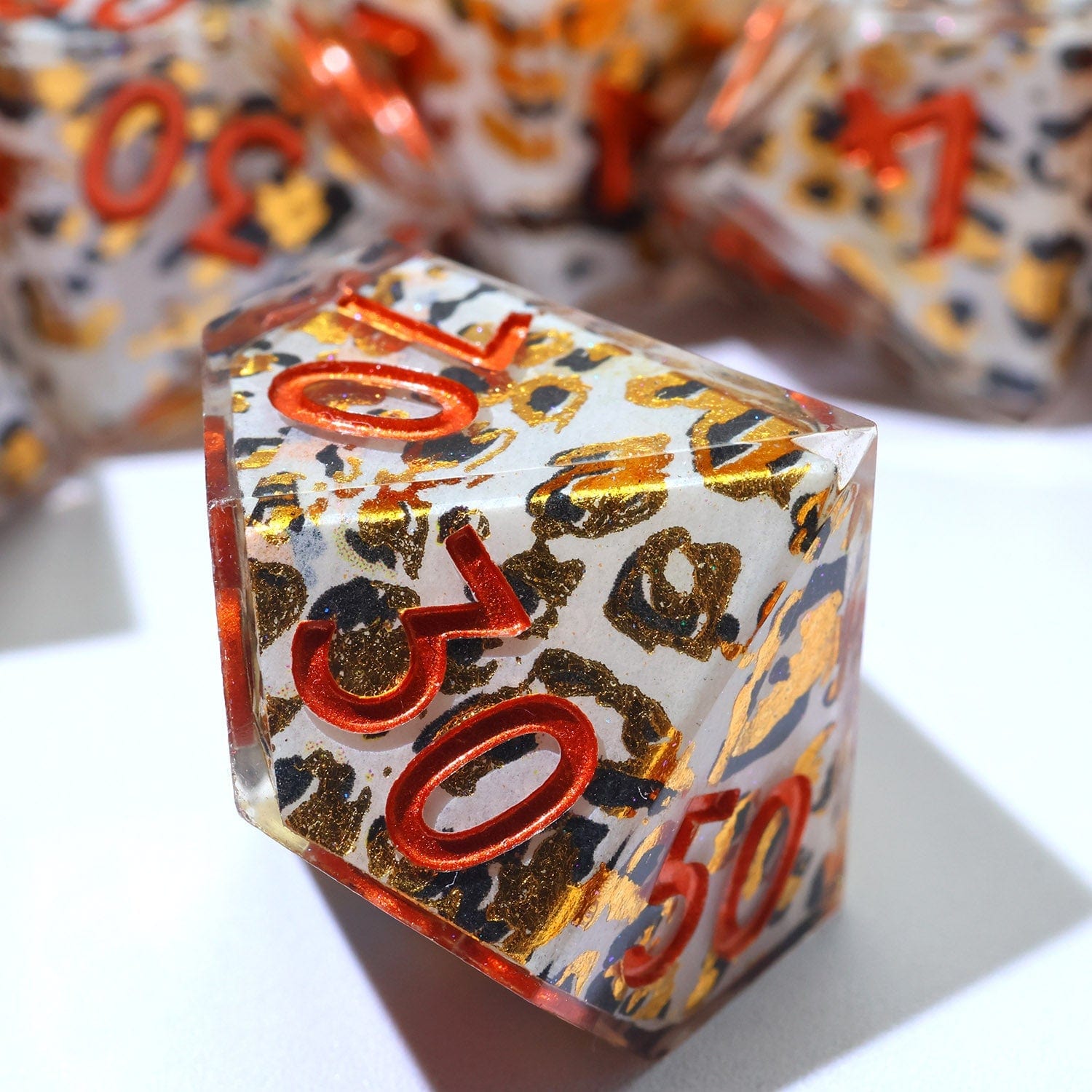 Tabletop Dominion DICE Snowscale | Art Core Dice | 7 Piece Set