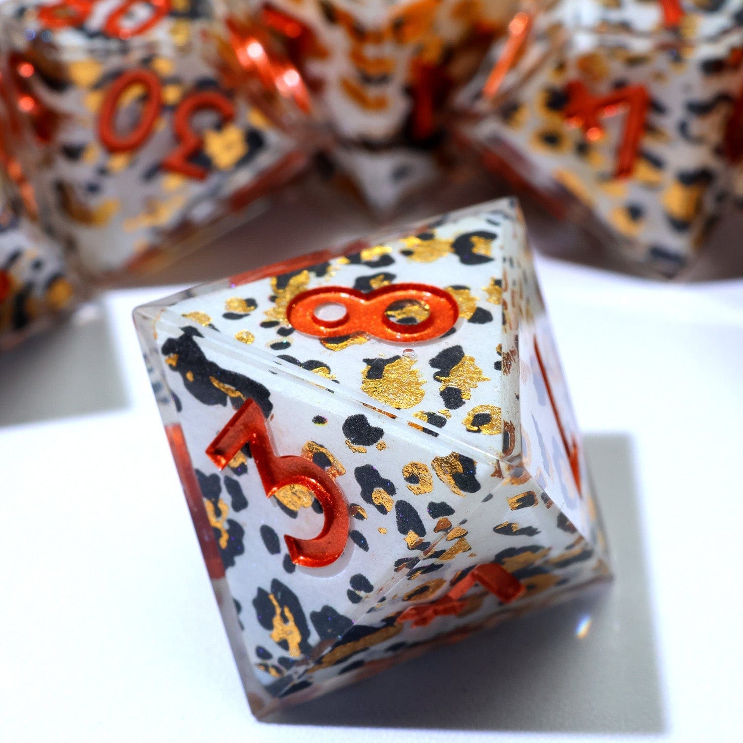Tabletop Dominion DICE Snowscale | Art Core Dice | 7 Piece Set