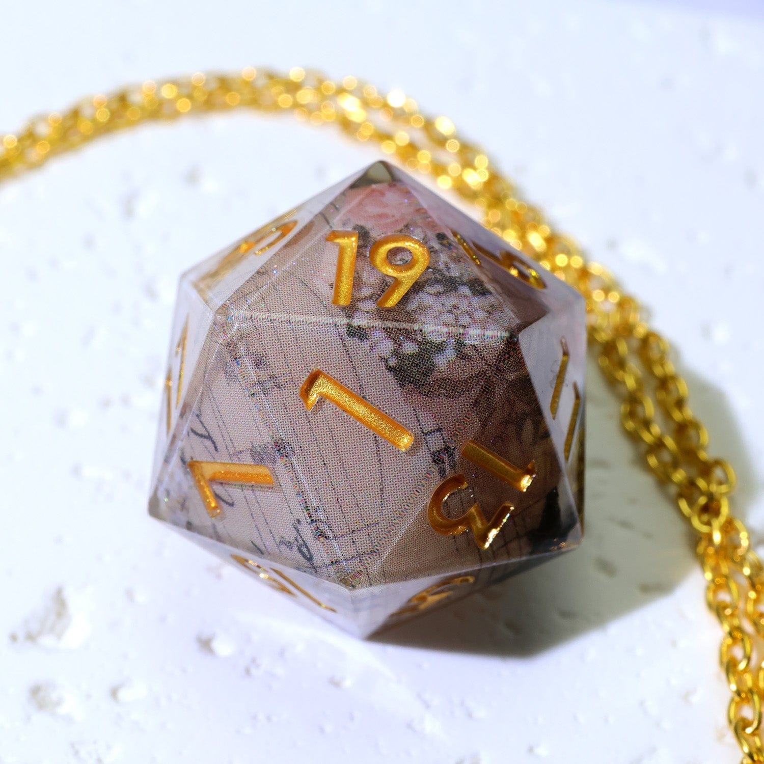 Tabletop Dominion DICE Sonnet of Thorns | Art Core Dice| 7 Piece Set
