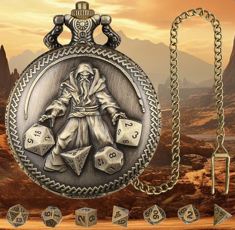 Sorcerer’s Hoard | Pocket Watch Case | Ancient Gold - Pocket Watch