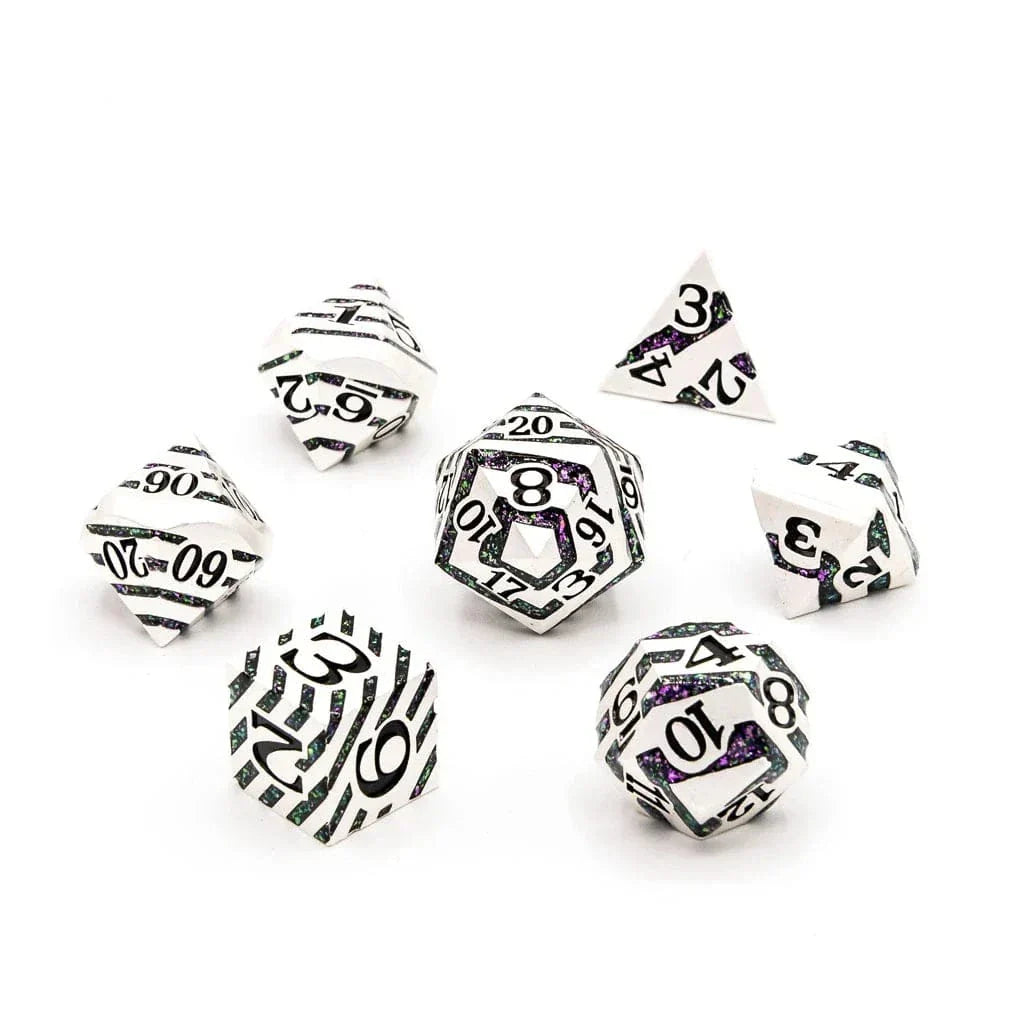 Tabletop Dominion DICE Sorcerer's Vein | Solid Metal | 7 Piece Set