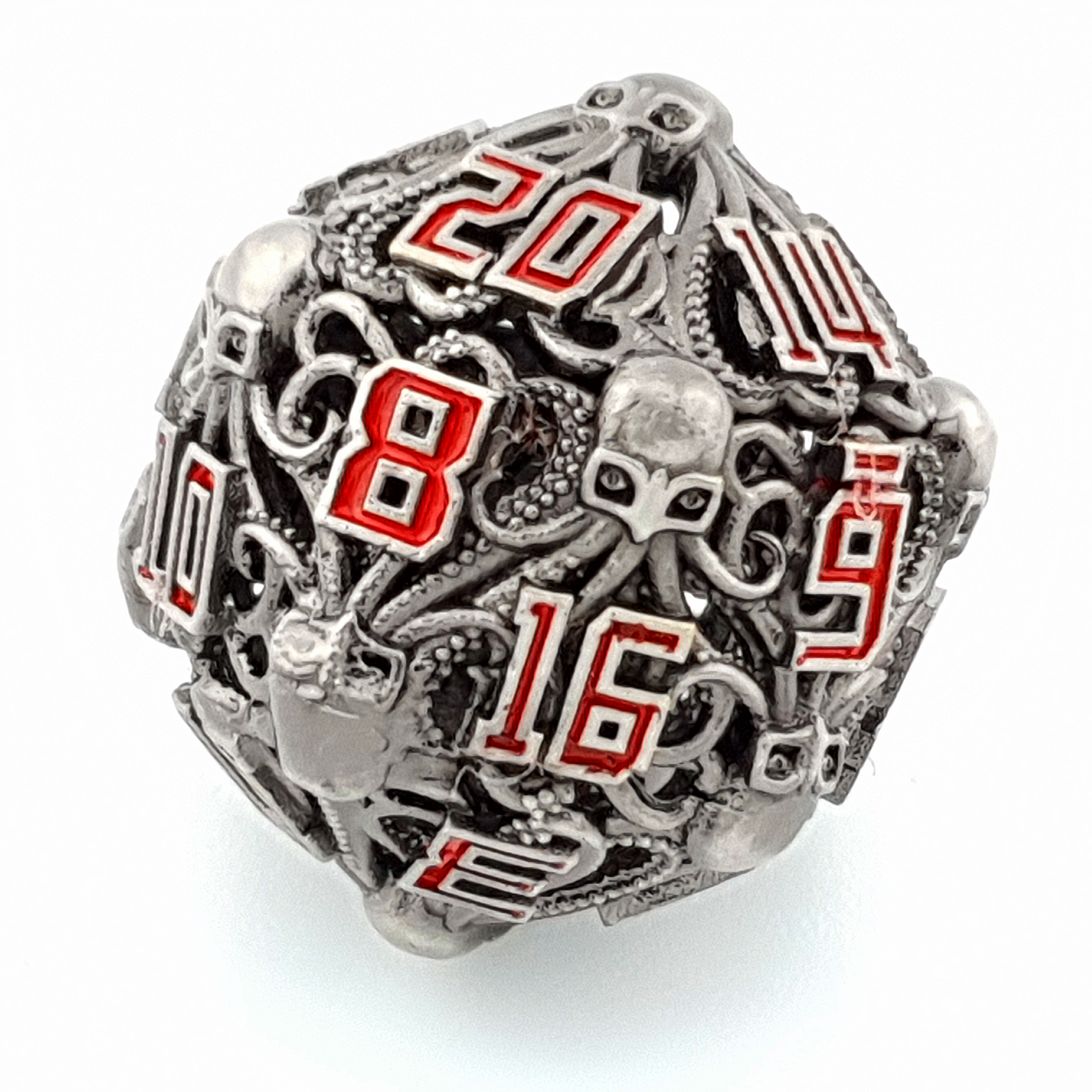 Spectral Depths | Hollow Metal Dice | 7 Piece Set - DICE
