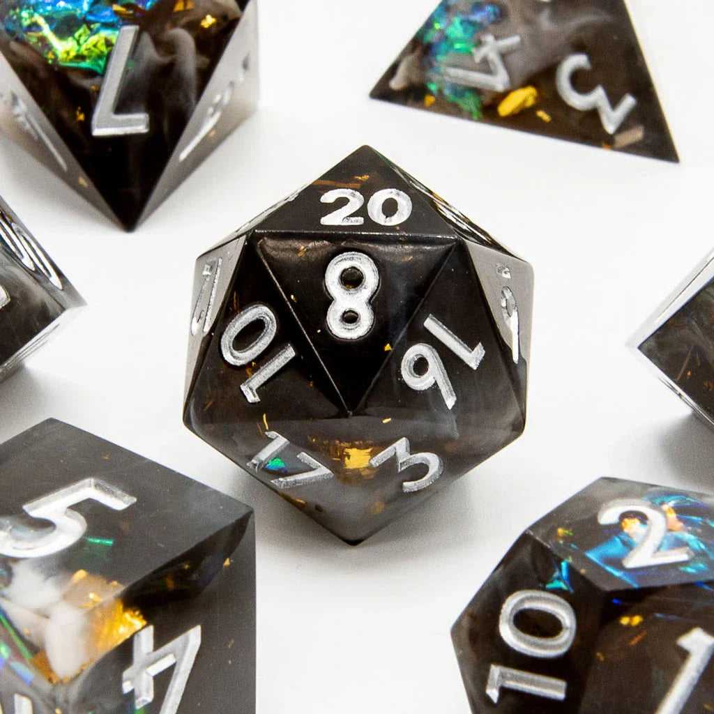 Stormcaller | Sharp Edge Dice | 7 Piece Set - DICE
