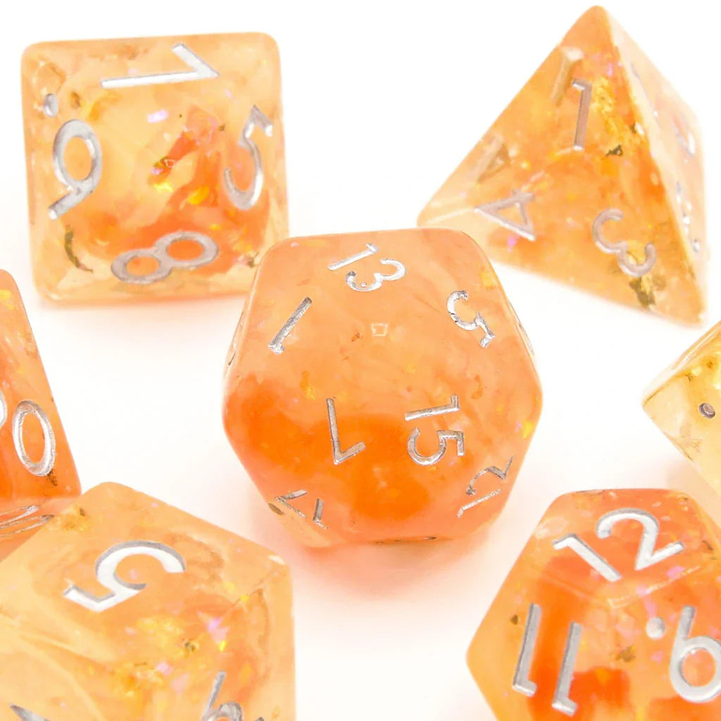 Sunset Enigma | Soft Edge Resin | 7 Piece Set - DICE