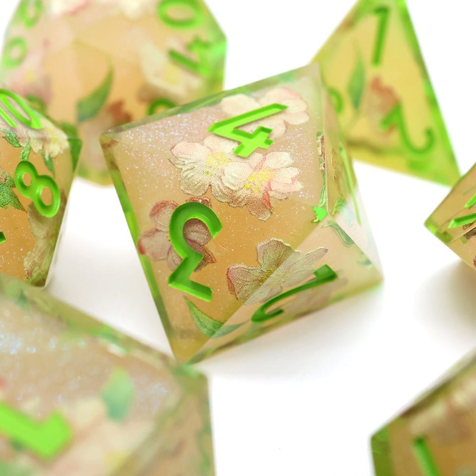 Tabletop Dominion DICE Sweet Snap  | Art Core Dice| 7 Piece Set