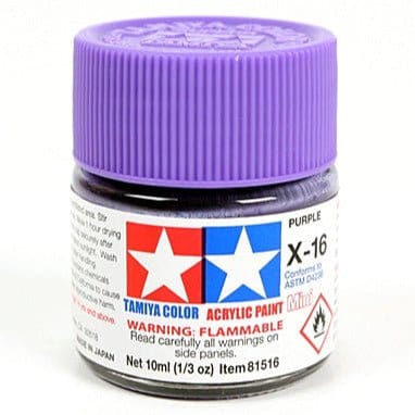 Paint Tamiya Acrylic Paint Mini X-16 Purple 4950344069323