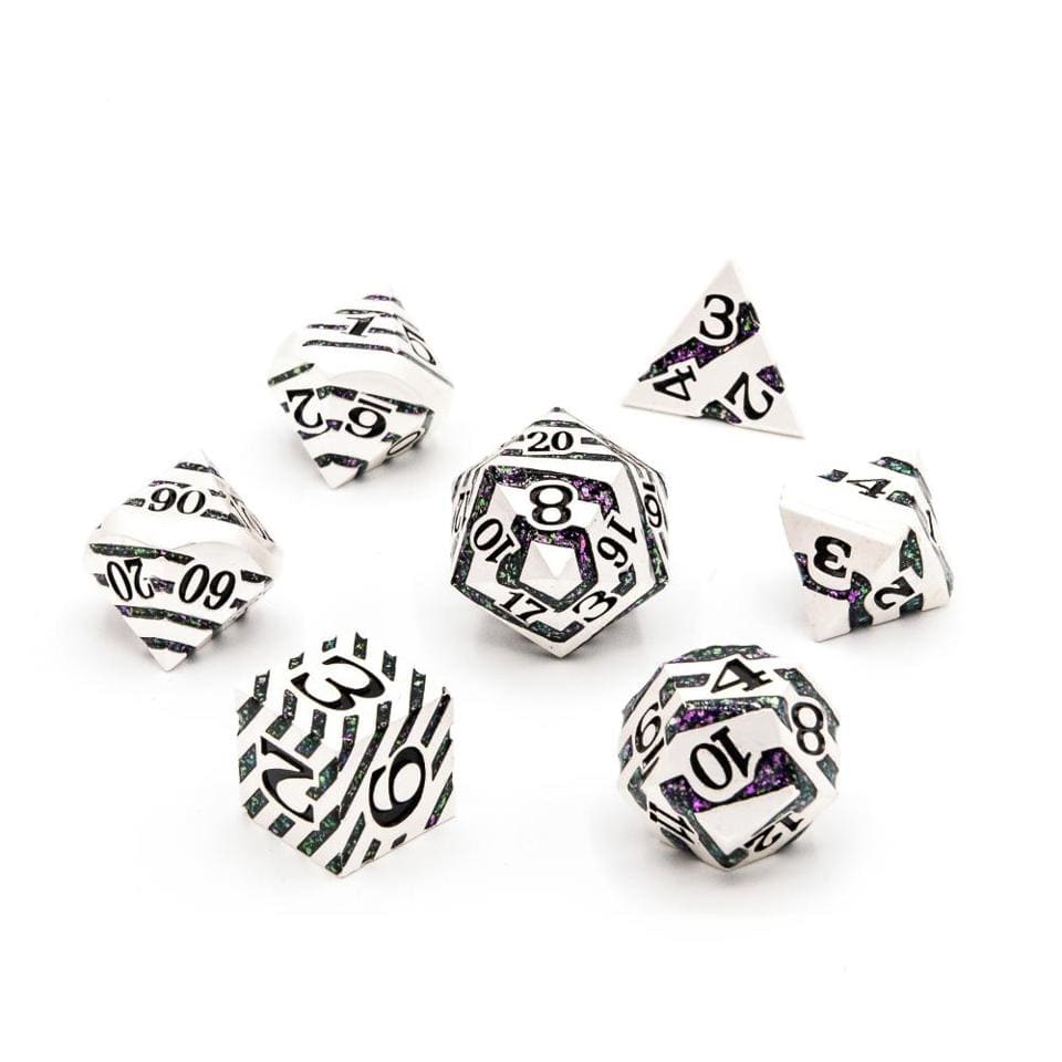 Tabletop Dominion DICE The Alchemist | Matt Silver | Metal Dice Set
