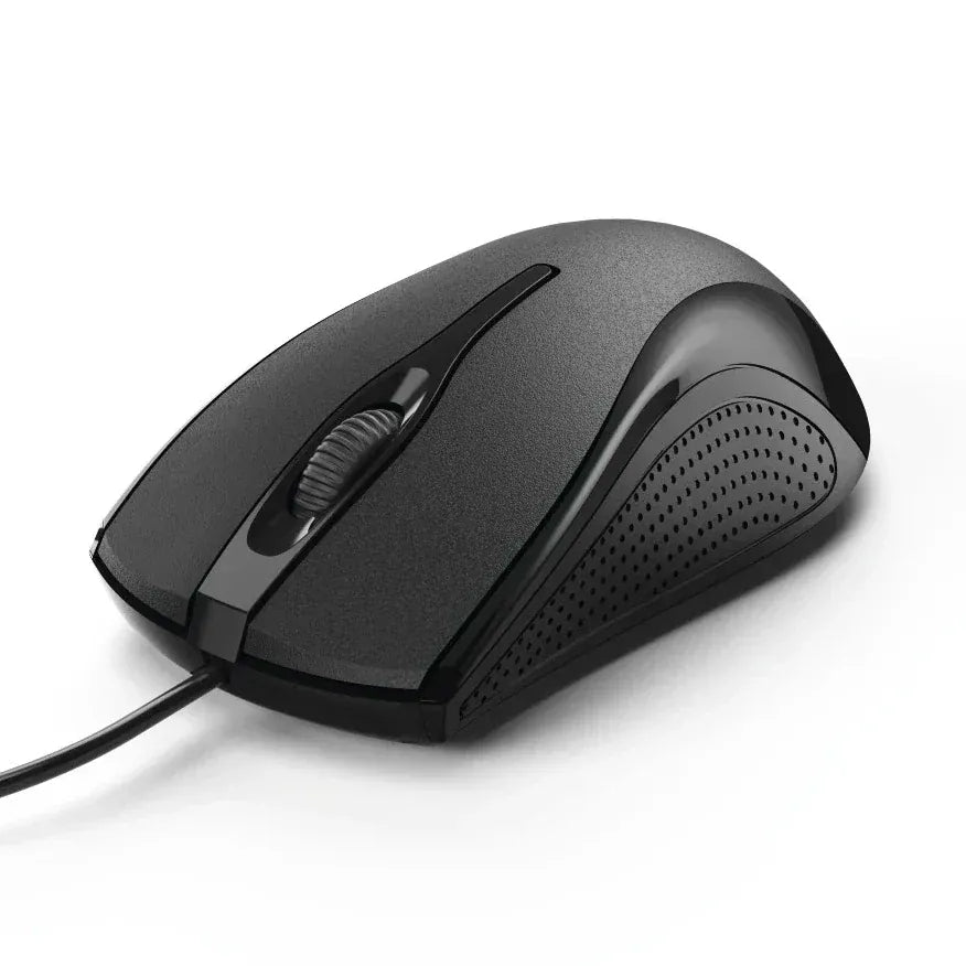 The Electronics Hub Computer Mouse Hama MC-200 Wired USB Optical 3-Button Mouse, Black