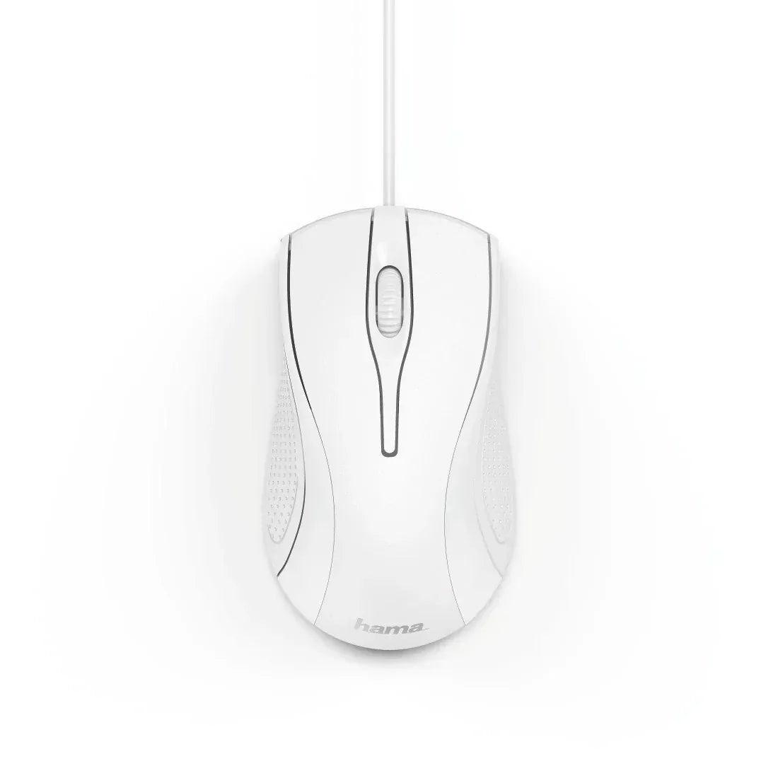 The Electronics Hub Computer Mouse Hama MC-200 Wired USB Optical 3-Button Mouse, White