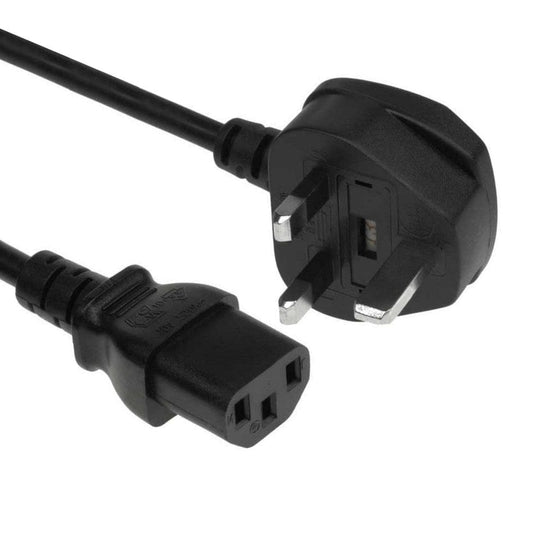 The Electronics Hub Mains Power Cables 0.5 Metre The Electronics Hub UK Plug to C13 Mains Lead