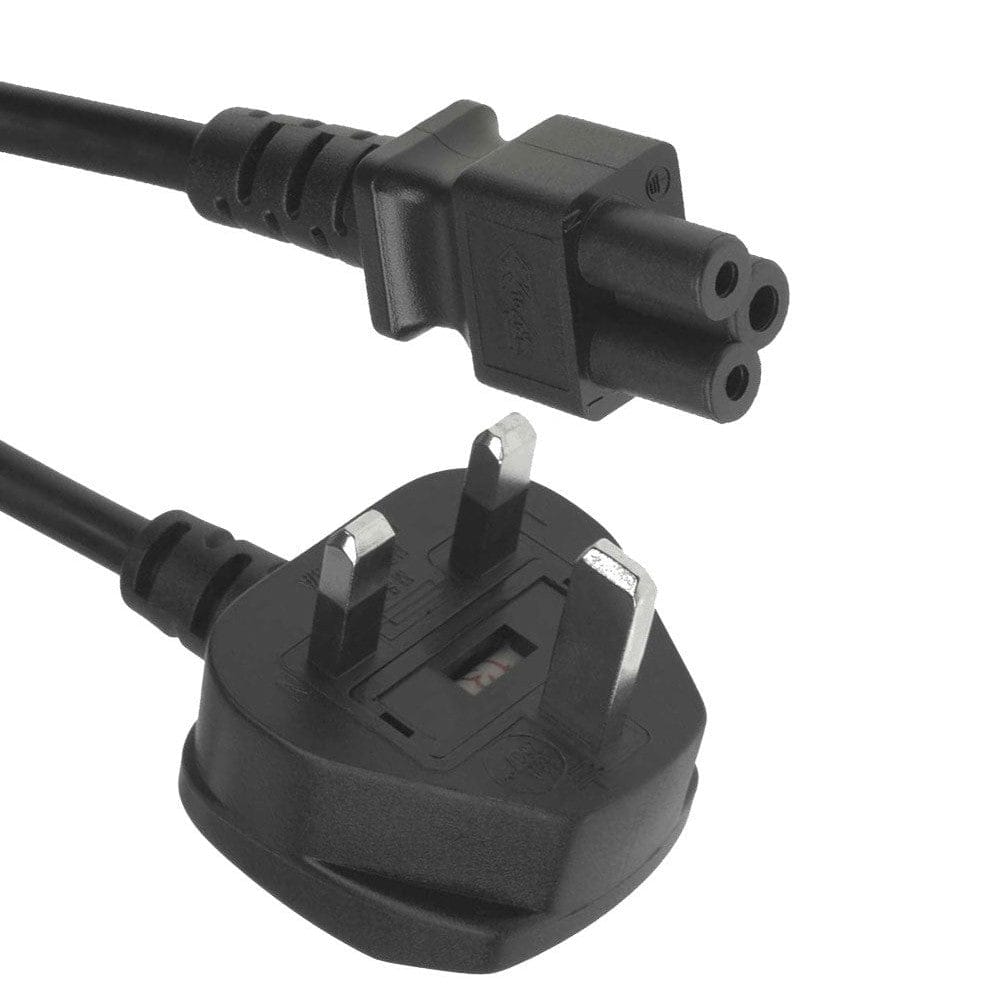 The Electronics Hub Mains Power Cables 1.8 Metre The Electronics Hub UK Plug to C5 Mains Lead