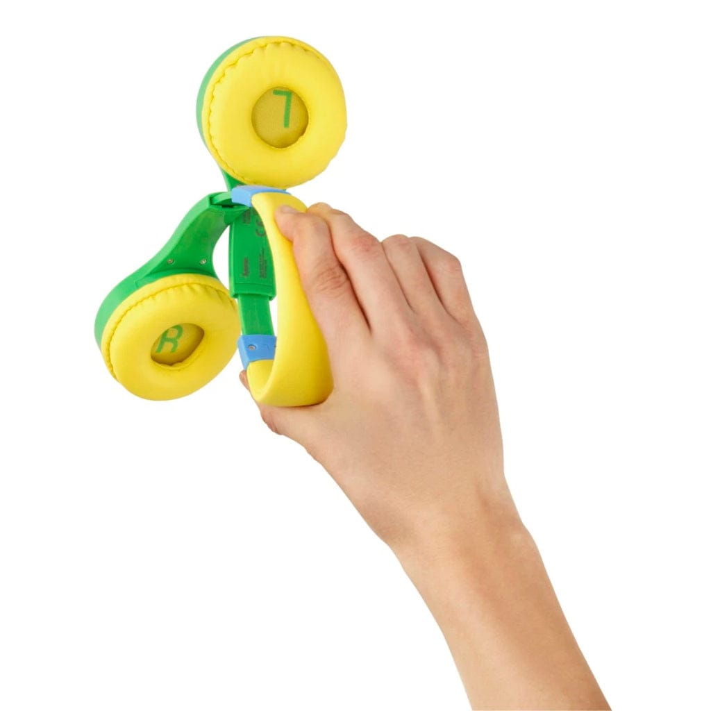 The Electronics Hub On-Ear Headphones Green/Yellow Hama Kids Guard On-Ear Wired Headphones, Green/Yellow