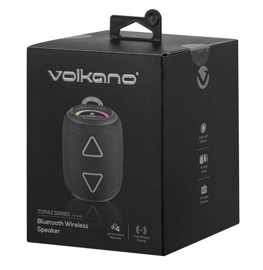 The Electronics Hub Portable Speaker Volkano Topaz Series Bluetooth Portable Speaker with FM Radio