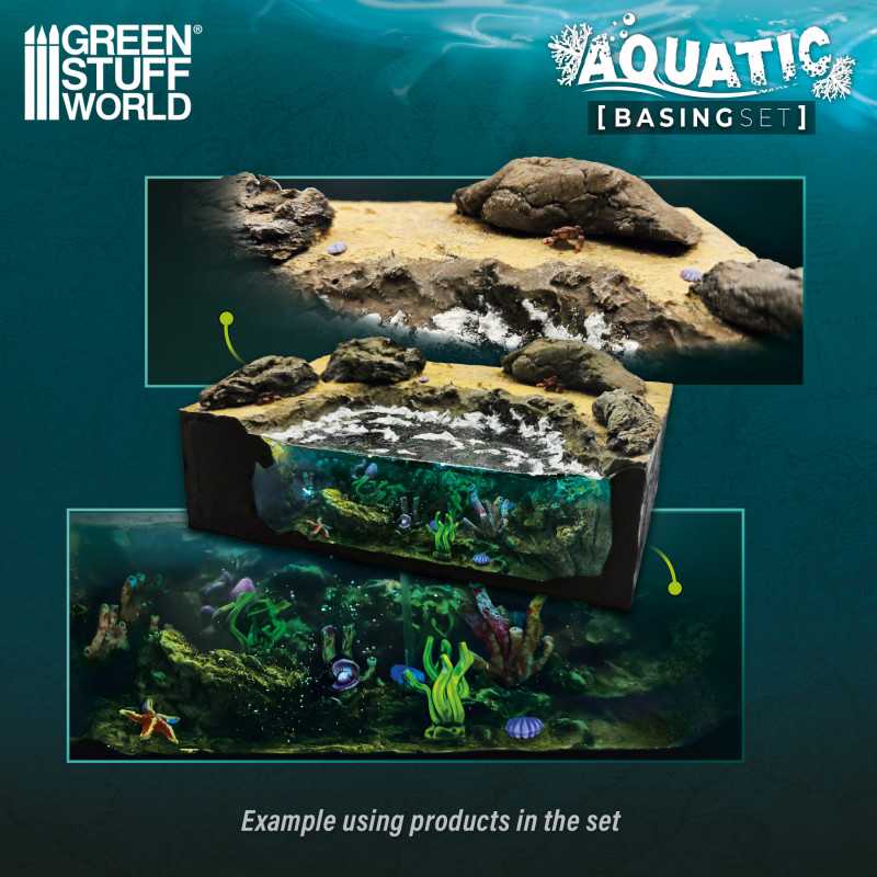 The Home Crafters Ltd. Basing Kits Green Stuff World: Basing Set - Aquatic