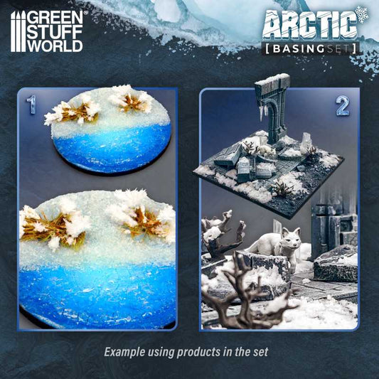 The Home Crafters Ltd. Basing Kits Green Stuff World: Basing Set - Arctic
