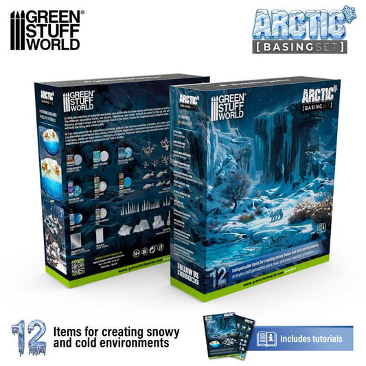 The Home Crafters Ltd. Basing Kits Green Stuff World: Basing Set - Arctic