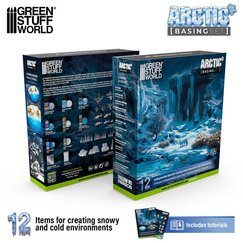 The Home Crafters Ltd. Basing Kits Green Stuff World: Basing Set - Arctic