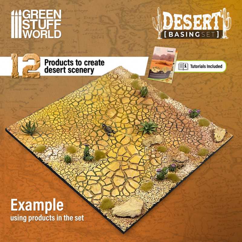 The Home Crafters Ltd. Basing Kits Green Stuff World: Basing Set - Desert