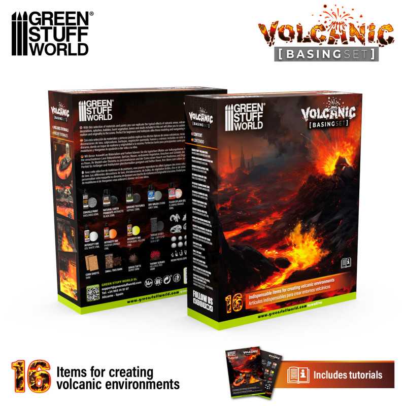 The Home Crafters Ltd. Basing Kits Green Stuff World: Basing Set - Volcanic