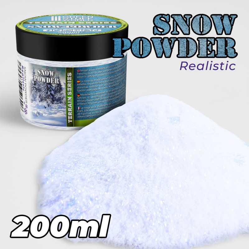 The Home Crafters Ltd. Basing Materials Green Stuff World: Realistic Model Snow Powder - 200ml