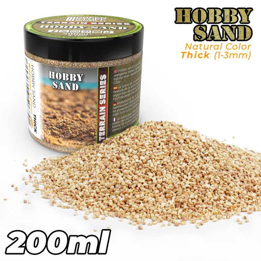 The Home Crafters Ltd. Basing Materials Thick Green Stuff World: Natural Hobby Sand - 200ml