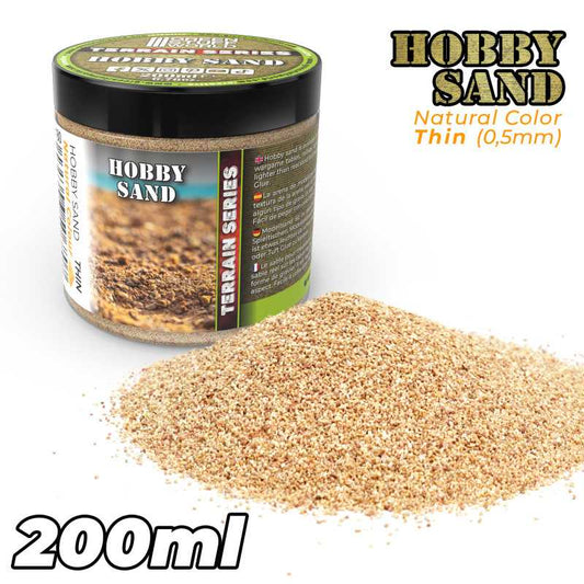 The Home Crafters Ltd. Basing Materials Thin Green Stuff World: Natural Hobby Sand - 200ml