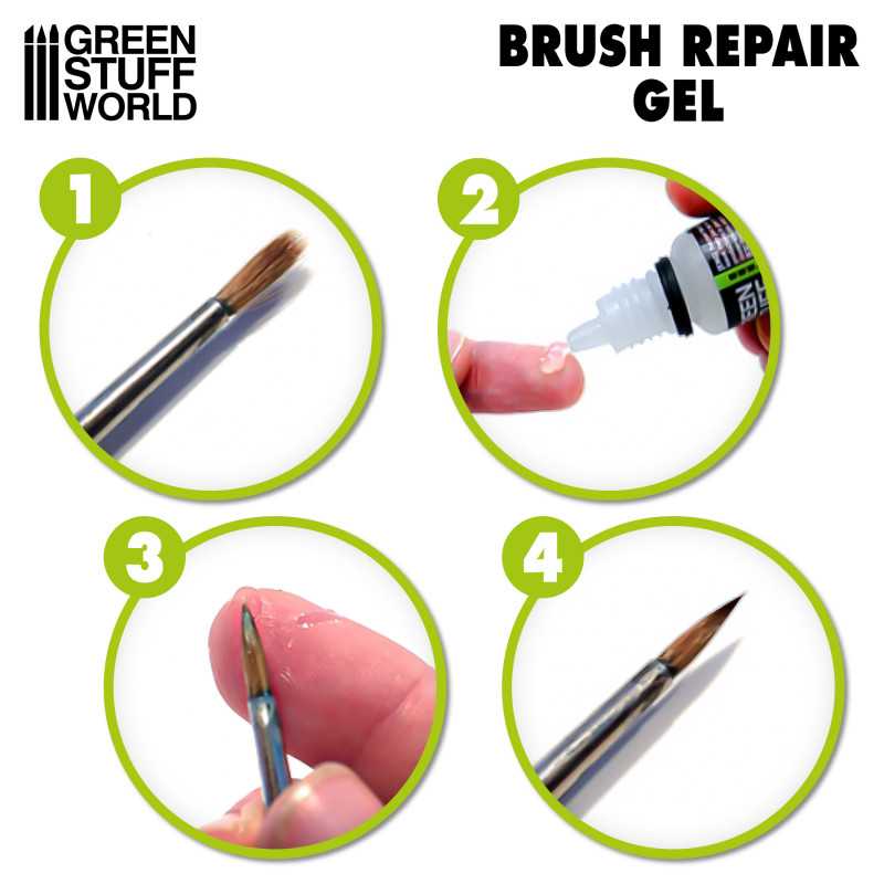 The Home Crafters Ltd. Clean-Up Green Stuff World: Brush Repair Gel - 17ml