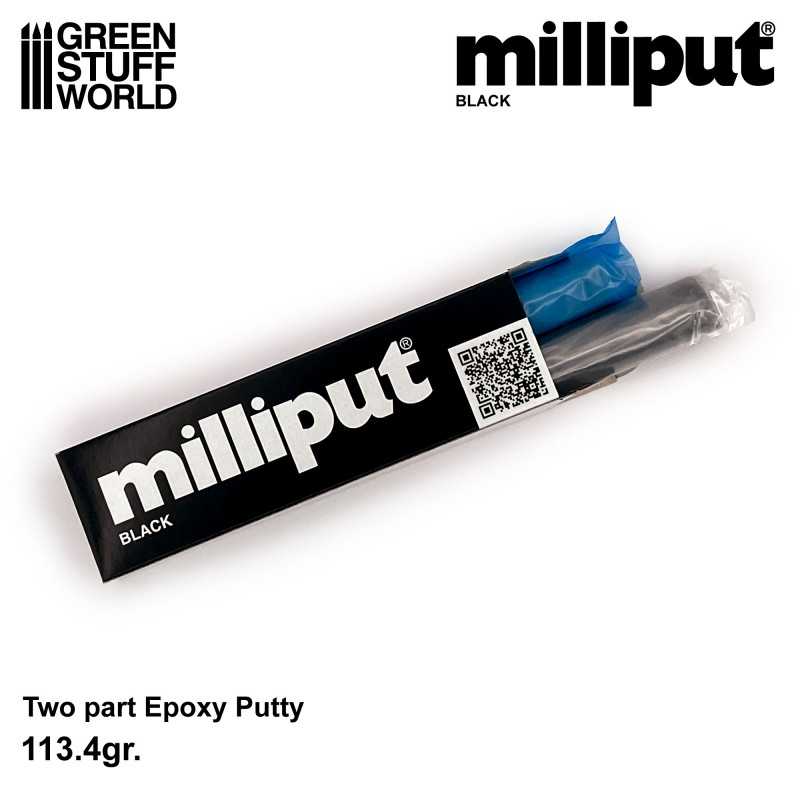 The Home Crafters Ltd. Epoxy Putty Black Milliput Epoxy Putty - 2x56g