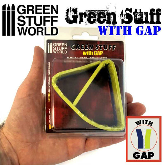 The Home Crafters Ltd. Epoxy Putty Green Stuff World: Green Stuff Tape with Gap - 12in (30cm)