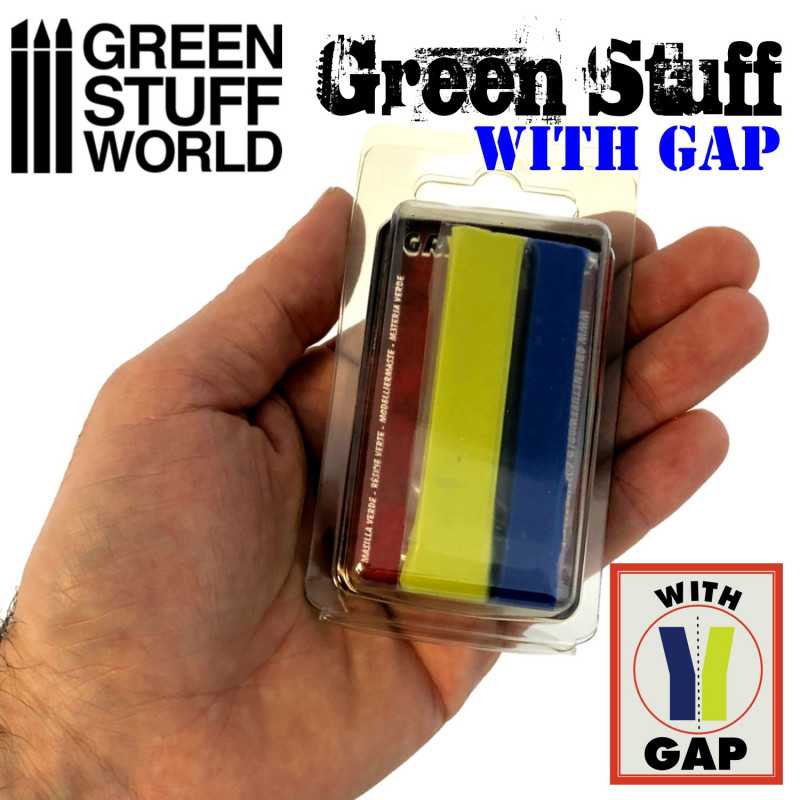 The Home Crafters Ltd. Epoxy Putty Green Stuff World: Green Stuff Tape with Gap - 6in (15cm)