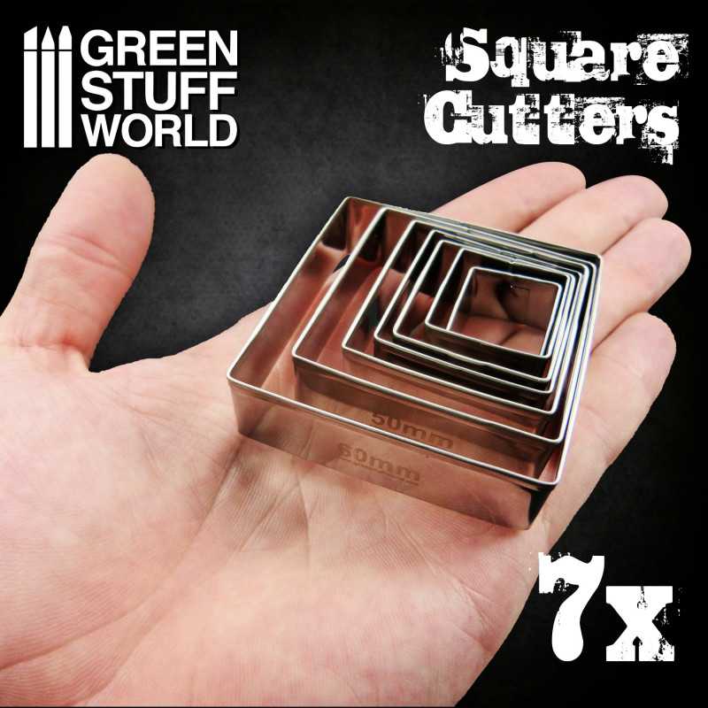 The Home Crafters Ltd. Hobby Cutters Green Stuff World: Stainless Steel Cutters for Bases