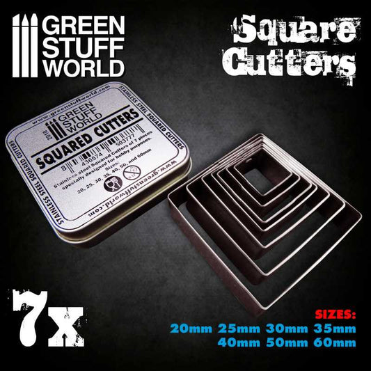 The Home Crafters Ltd. Hobby Cutters Green Stuff World: Stainless Steel Cutters for Bases