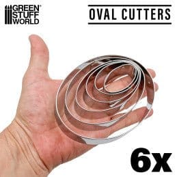 The Home Crafters Ltd. Hobby Cutters Green Stuff World: Stainless Steel Cutters for Bases