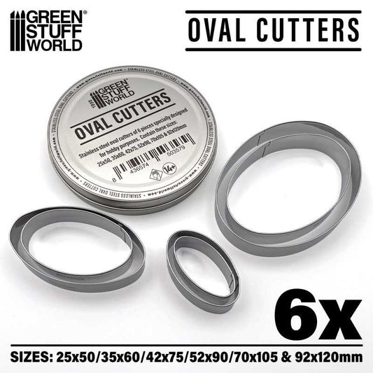 The Home Crafters Ltd. Hobby Cutters Green Stuff World: Stainless Steel Cutters for Bases