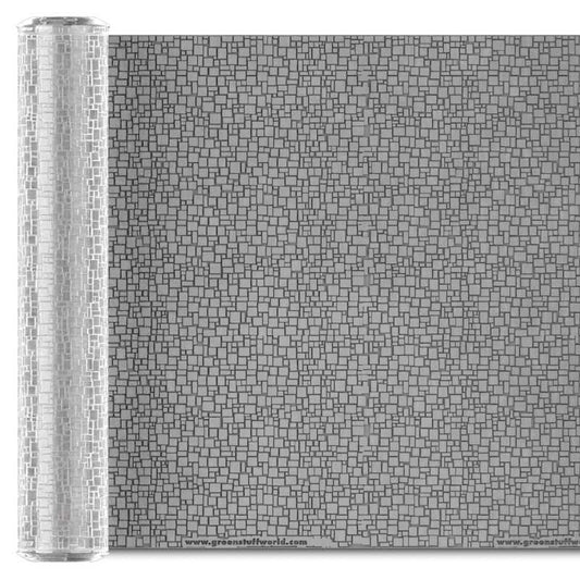 The Home Crafters Ltd. Modelling Tools Green Stuff World: 15mm Textured Rolling Pin - Flagstone