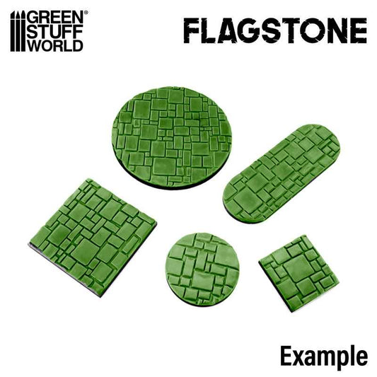 The Home Crafters Ltd. Modelling Tools Green Stuff World: 15mm Textured Rolling Pin - Flagstone