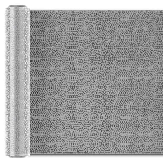 The Home Crafters Ltd. Modelling Tools Green Stuff World: 15mm Textured Rolling Pin - Pavement