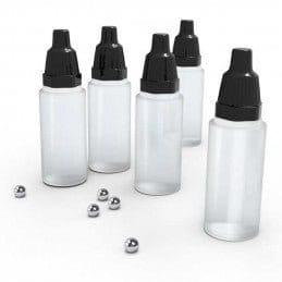 The Home Crafters Ltd. Palettes & Pots Green Stuff World: 17ml Empty Paint Pots with Mixing Balls - 5pc