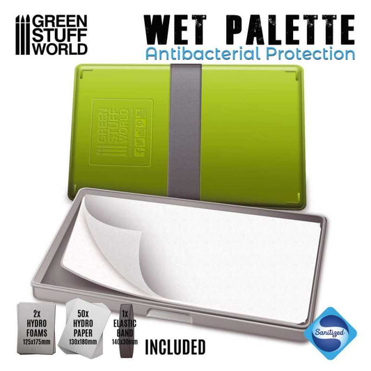 The Home Crafters Ltd. Palettes & Pots Green Stuff World: Acrylic Wet Palette