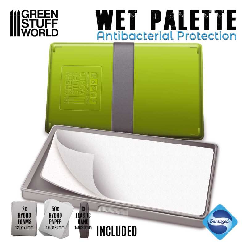 The Home Crafters Ltd. Palettes & Pots Green Stuff World: Acrylic Wet Palette