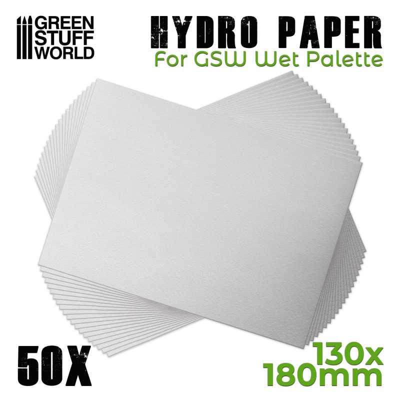 The Home Crafters Ltd. Palettes & Pots Green Stuff World: Wet Palette Hydro Paper Refill x 50