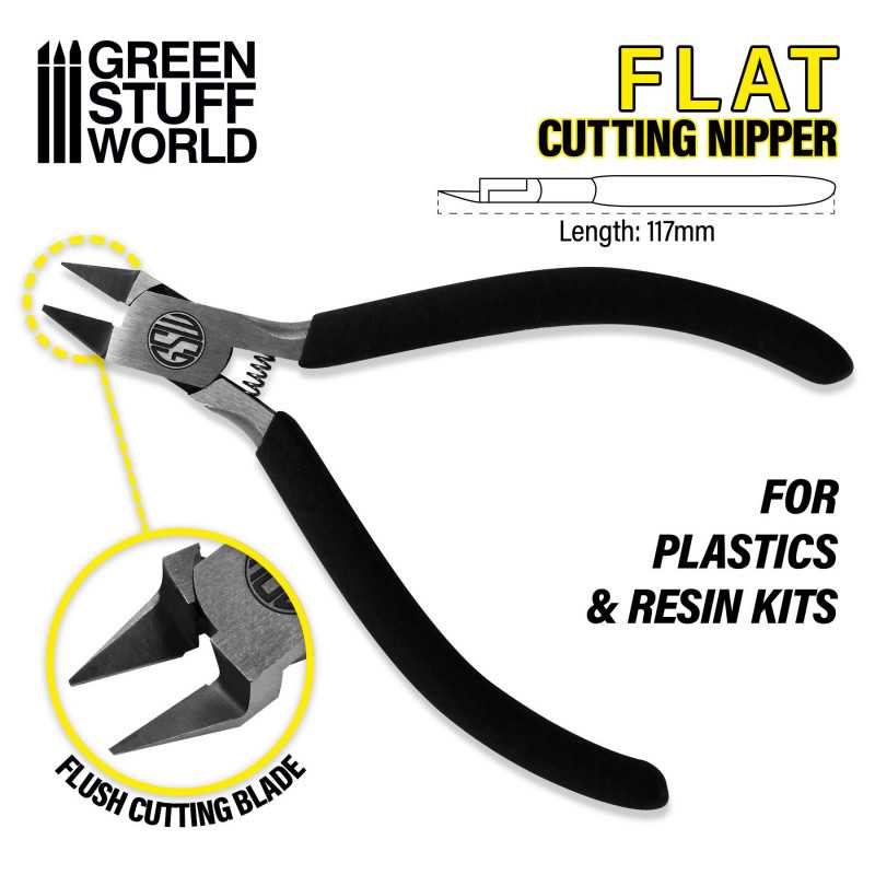 The Home Crafters Ltd. Pliers & Tools Green Stuff World: Flat Cutting Nippers