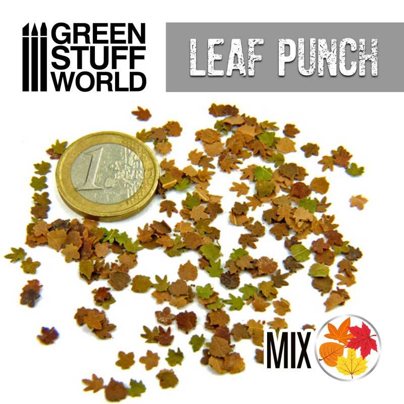 The Home Crafters Ltd. Punches Green Stuff World: Miniature Leaf Punch - Maple, Sycamore, Poplar Mix