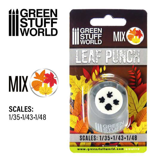 The Home Crafters Ltd. Punches Green Stuff World: Miniature Leaf Punch - Maple, Sycamore, Poplar Mix