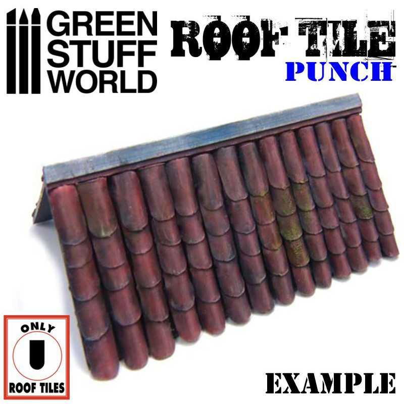 The Home Crafters Ltd. Punches Green Stuff World: Miniature Roof Tile Punch
