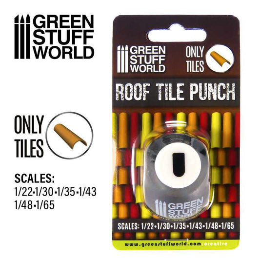 The Home Crafters Ltd. Punches Green Stuff World: Miniature Roof Tile Punch