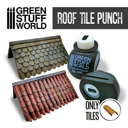 The Home Crafters Ltd. Punches Green Stuff World: Miniature Roof Tile Punch