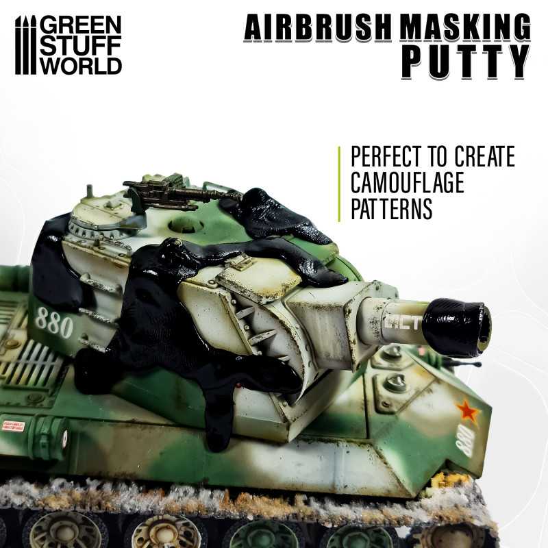 The Home Crafters Ltd. Putty Green Stuff World: Airbrush Masking Putty - 60g